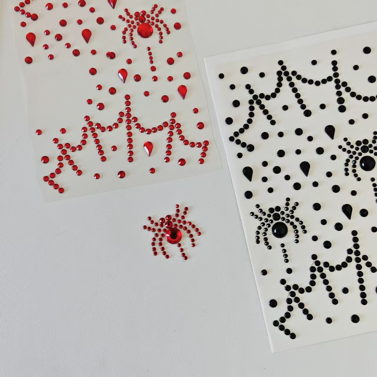 Party Supplies - Adesivi di Halloween per Trucco Viso,