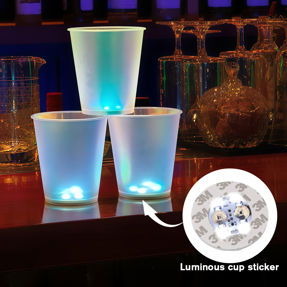 Glow In The Dark Party Glasses - 10 bicchieri LED che si illuminano