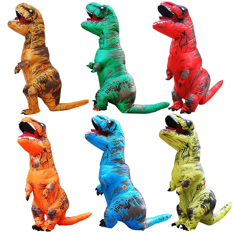 Inflatable Dinosaur Costume Adult - Dinosauro gonfiabile per adulti Costi Festa