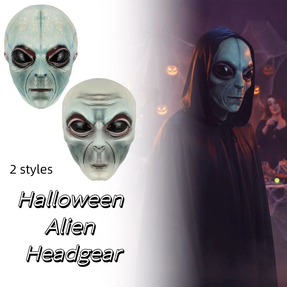 Latex Alien Mask Realistic - Maschera in Lattice a Forma di
