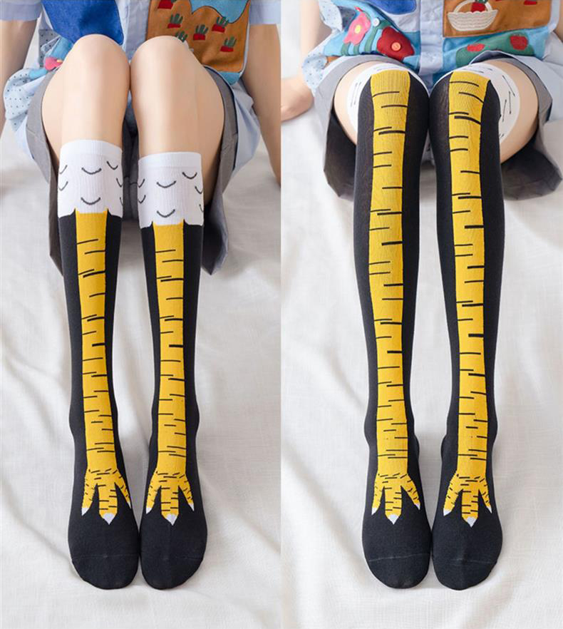 1/2paris Uomini Divertenti Cal - Funny Chicken Leg Socks recensione e prezzo