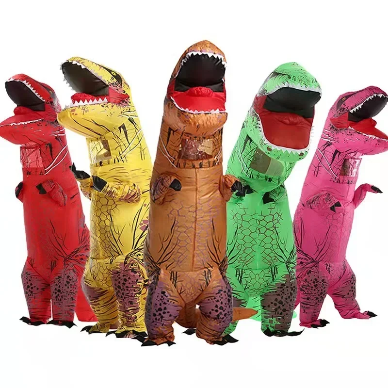 Tyrannosaurus rex costume gonf - Inflatable Dinosaur Costume Adult recensione e prezzo