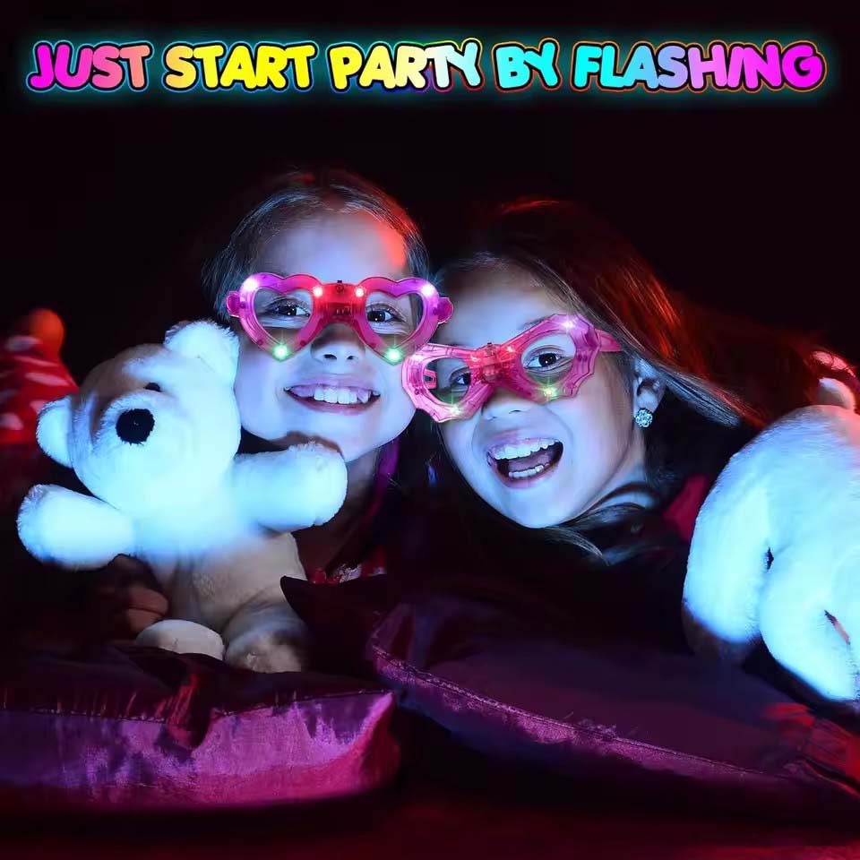 Occhiali luminosi a LED che si - Glow In The Dark Party Glasses recensione e prezzo