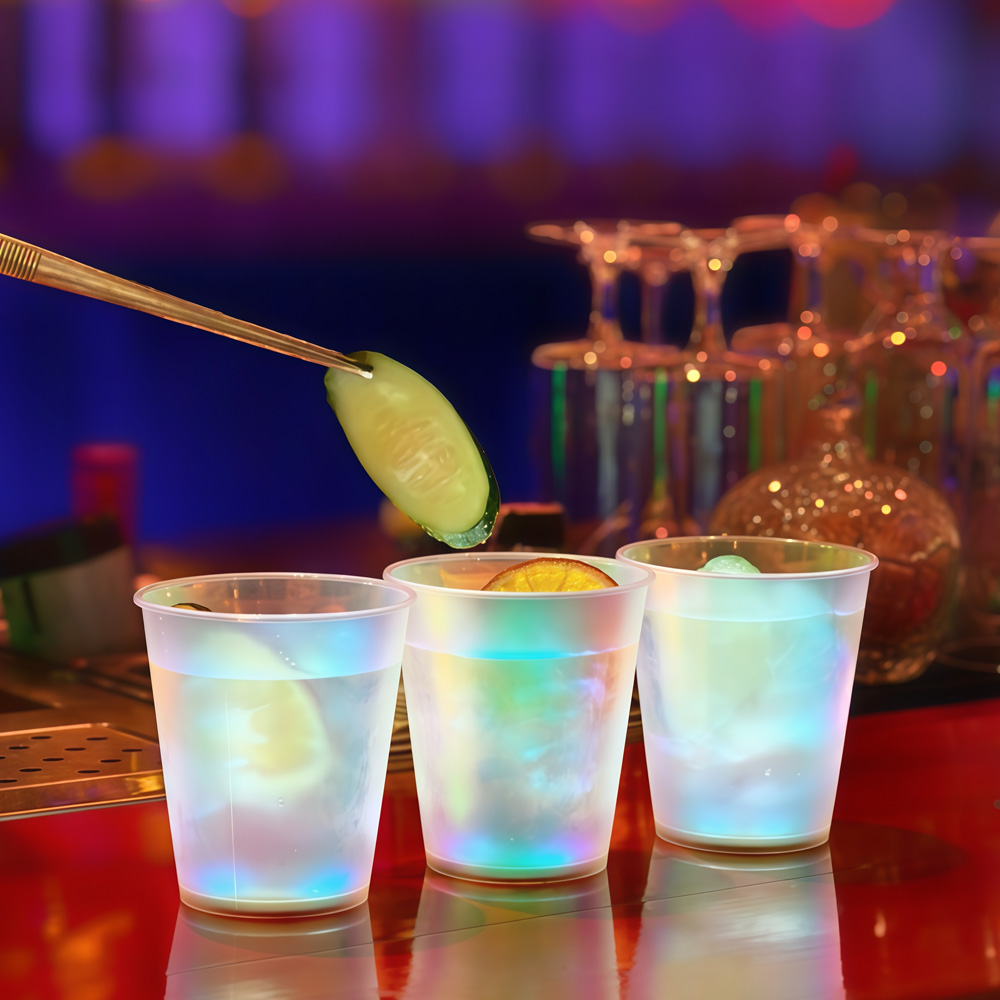 10 bicchieri LED che si illumi - Glow In The Dark Party Glasses recensione e prezzo