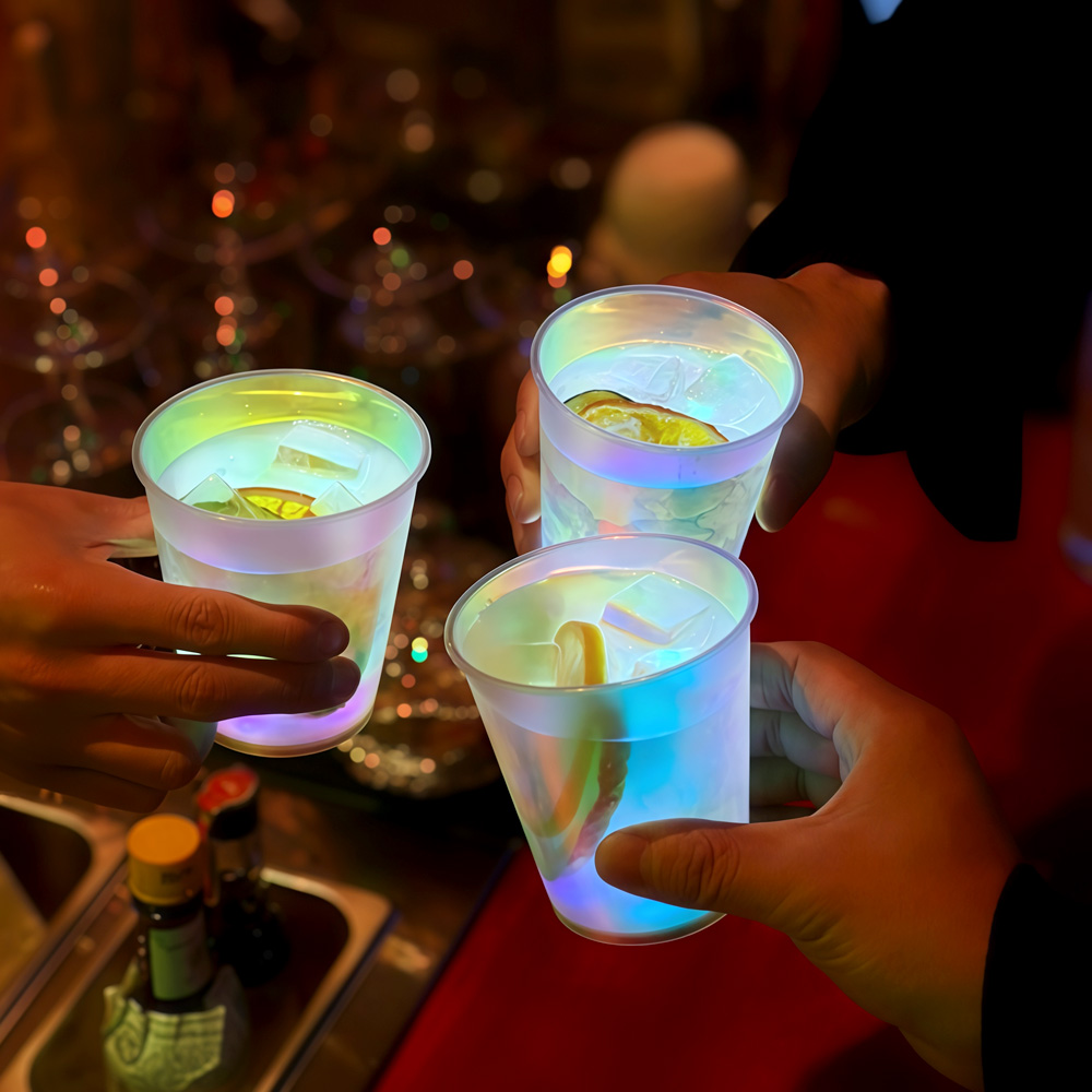 10 bicchieri LED che si illumi - Glow In The Dark Party Glasses recensione e prezzo