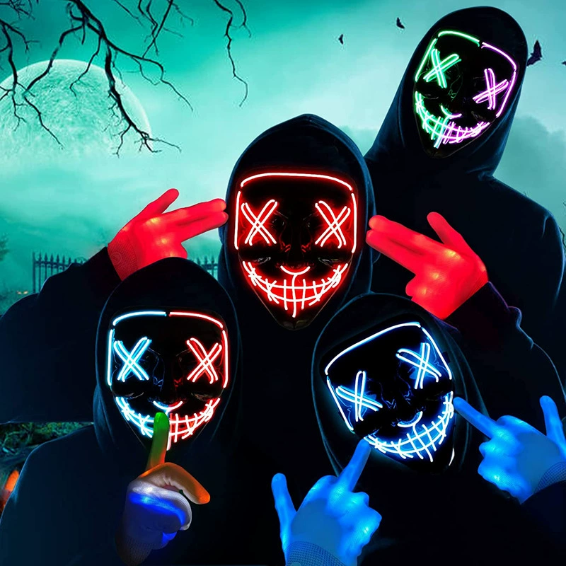 Maschera LED Neon Wireless Lum - Led Purge Mask Halloween recensione e prezzo