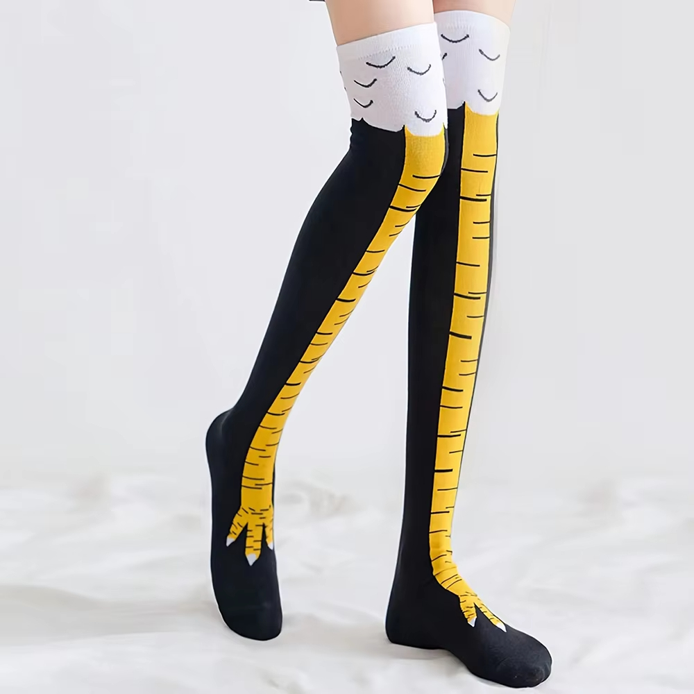 1/2 paia di calzini alti al gi - Funny Chicken Leg Socks recensione e prezzo