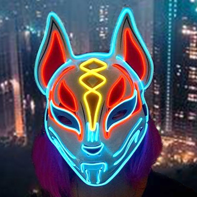 Incandescente Demon Slayer Mas - Led Purge Mask Halloween recensione e prezzo