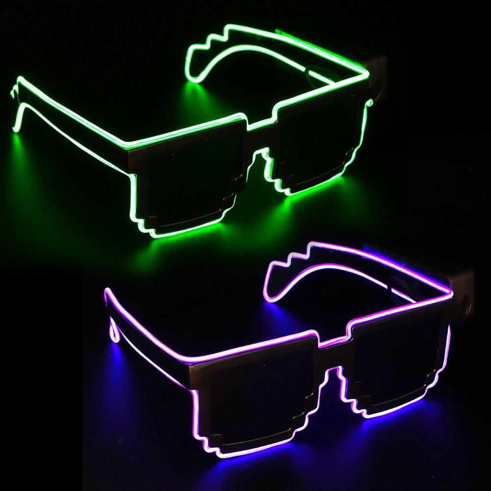 Novel Mosaic LED Glasses Wirel - Glow In The Dark Party Glasses recensione e prezzo