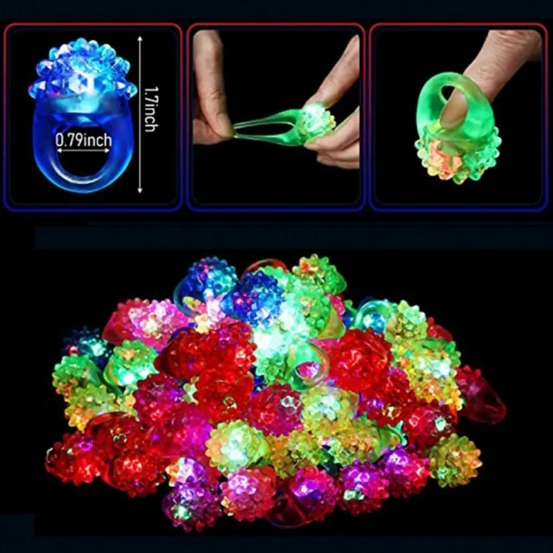 20/30/50pcs Anelli luminosi LE - Glow In The Dark Party Glasses recensione e prezzo