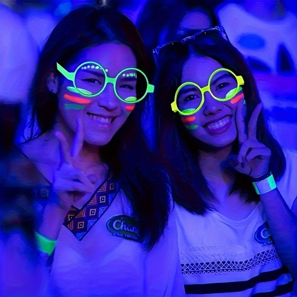Occhiali fluorescenti UV che s - Glow In The Dark Party Glasses recensione e prezzo