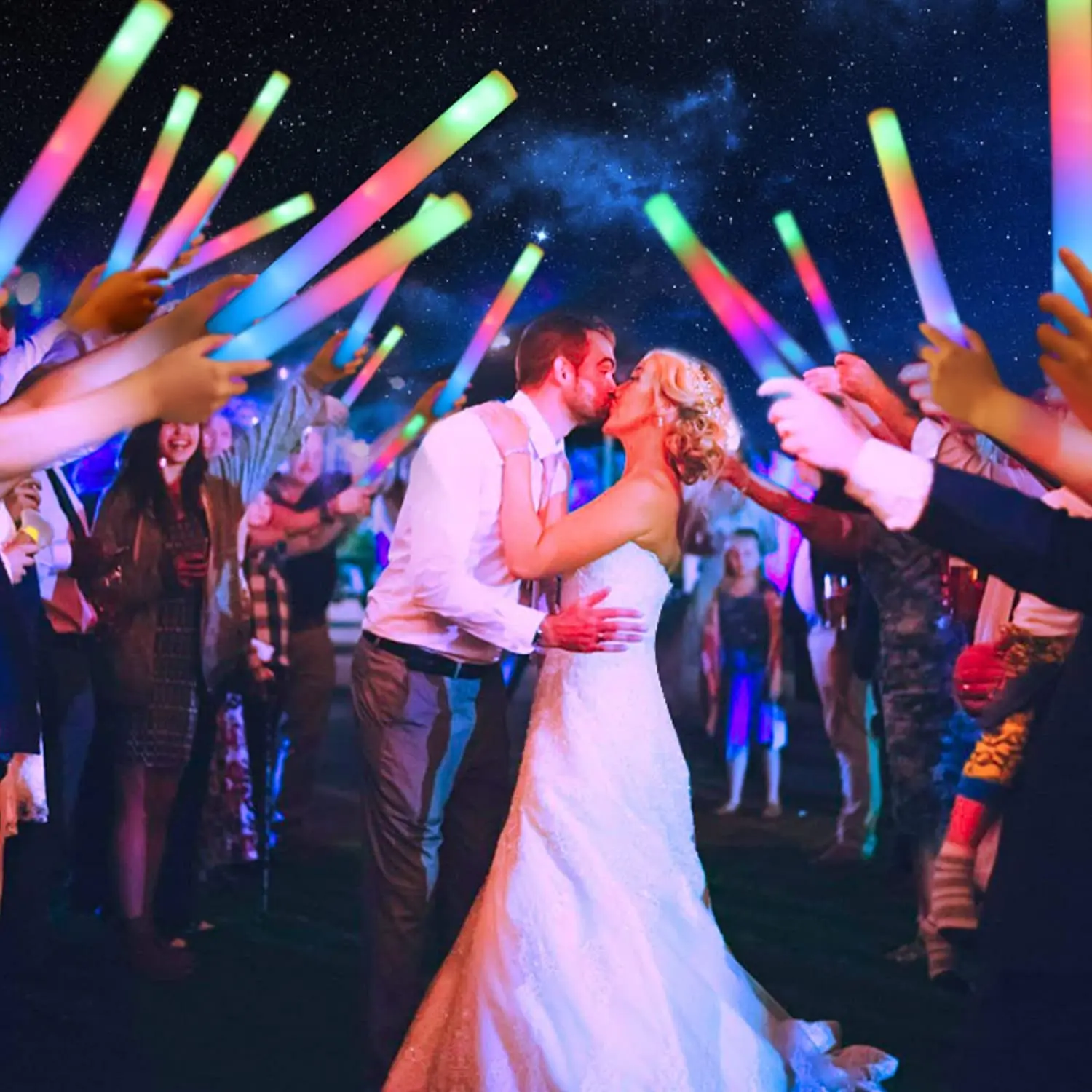 Bastoncini Luminosi LED Person - Flashing Led Foam Sticks Party recensione e prezzo