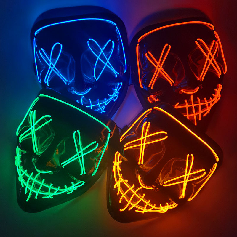 1P Scary Halloween Colplay Lig - Led Purge Mask Halloween recensione e prezzo