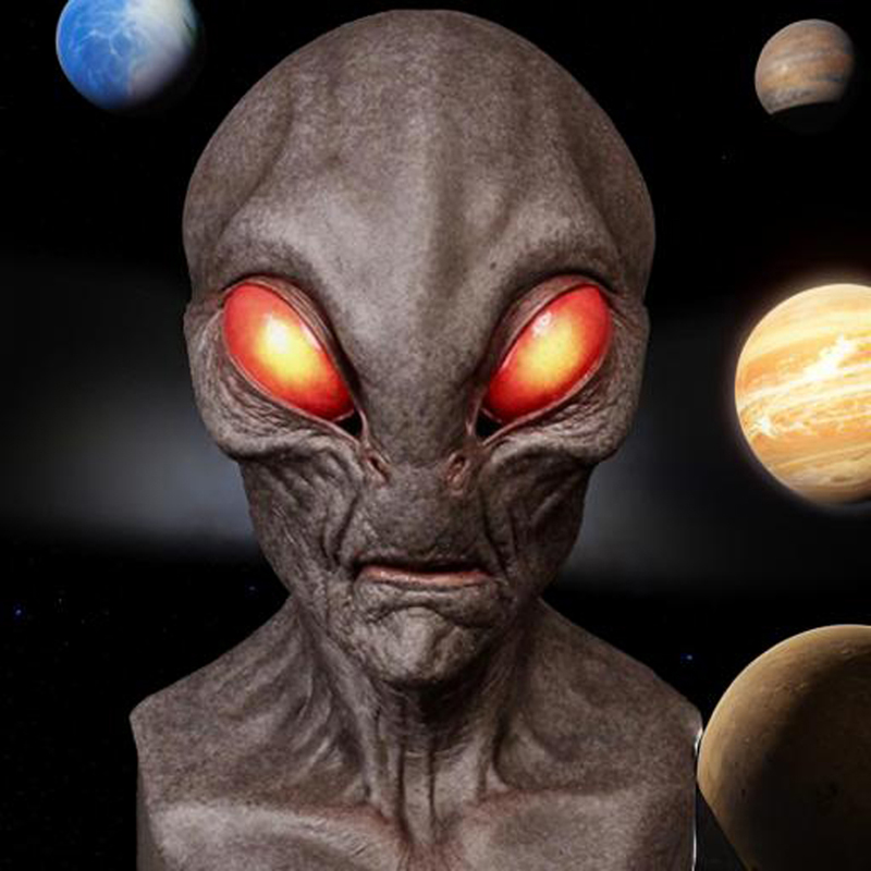 1 pezzo, maschera aliena - Mas - Latex Alien Mask Realistic recensione e prezzo