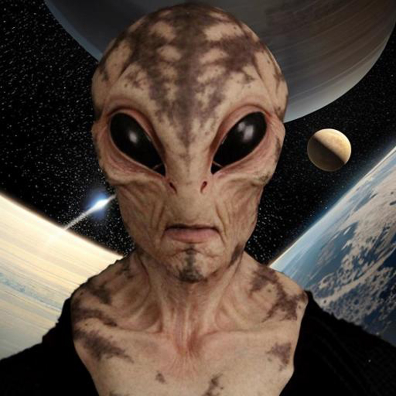 1 pezzo, maschera aliena - Mas - Latex Alien Mask Realistic recensione e prezzo